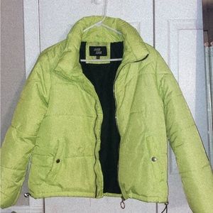 Trendy Ski Jacket ! Neon green /lime winter jacket